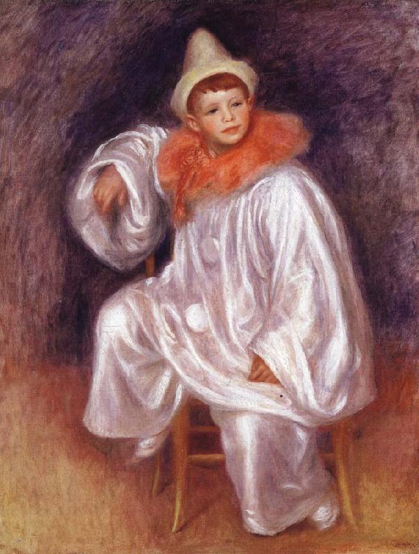 Pierre Renoir White Pierrot china oil painting image